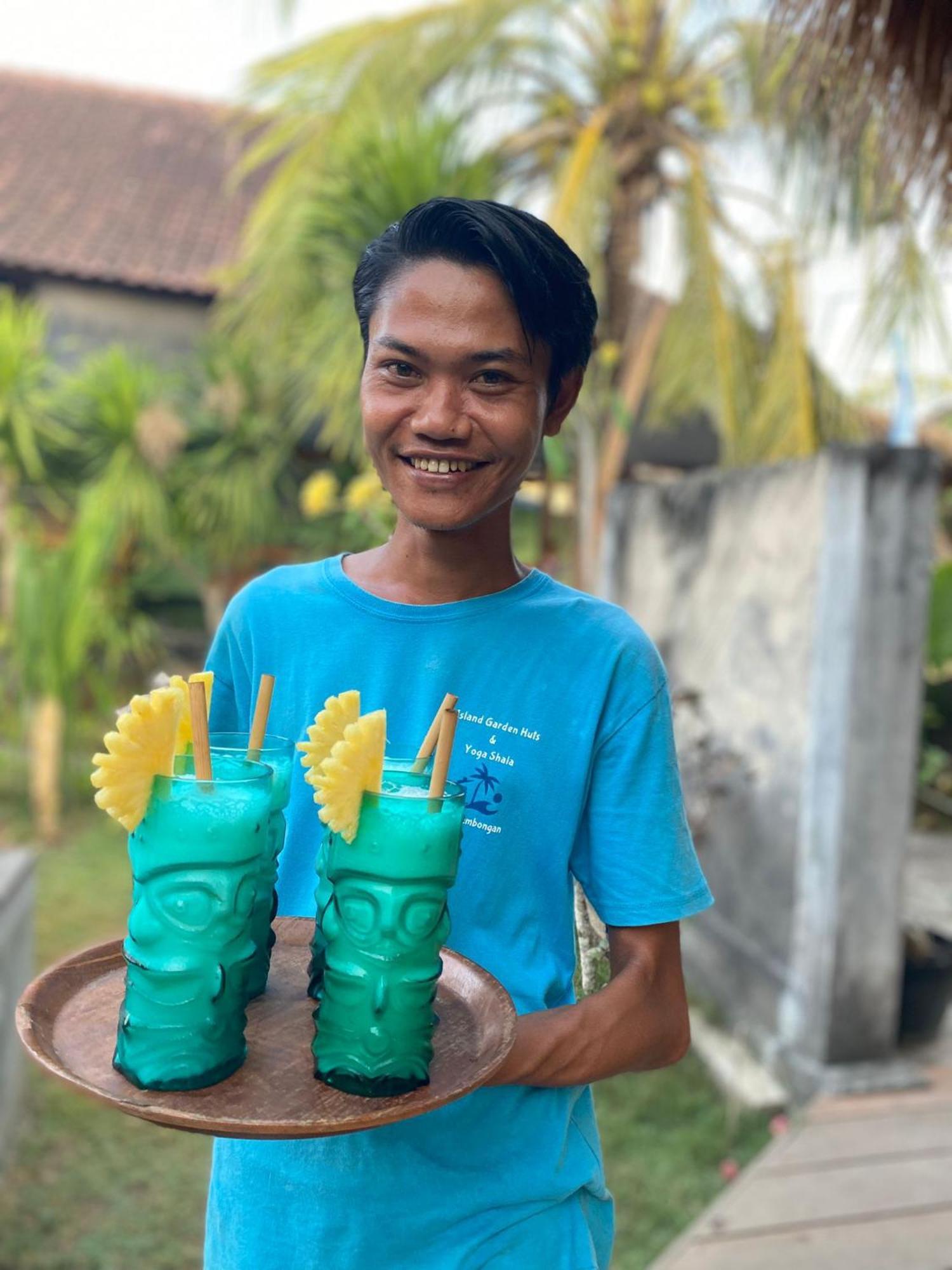 לינה וארוחת בוקר Island Garden Huts Lembongan מראה חיצוני תמונה